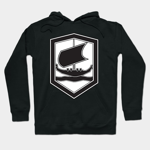 Viking Shield Hoodie by Illustratorator